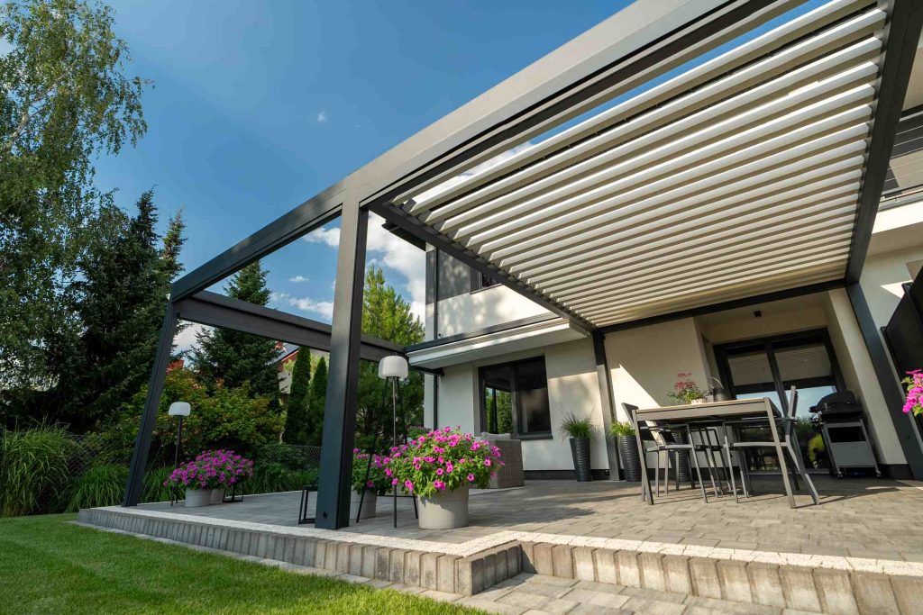 Bioklimatische Pergola Terrasse