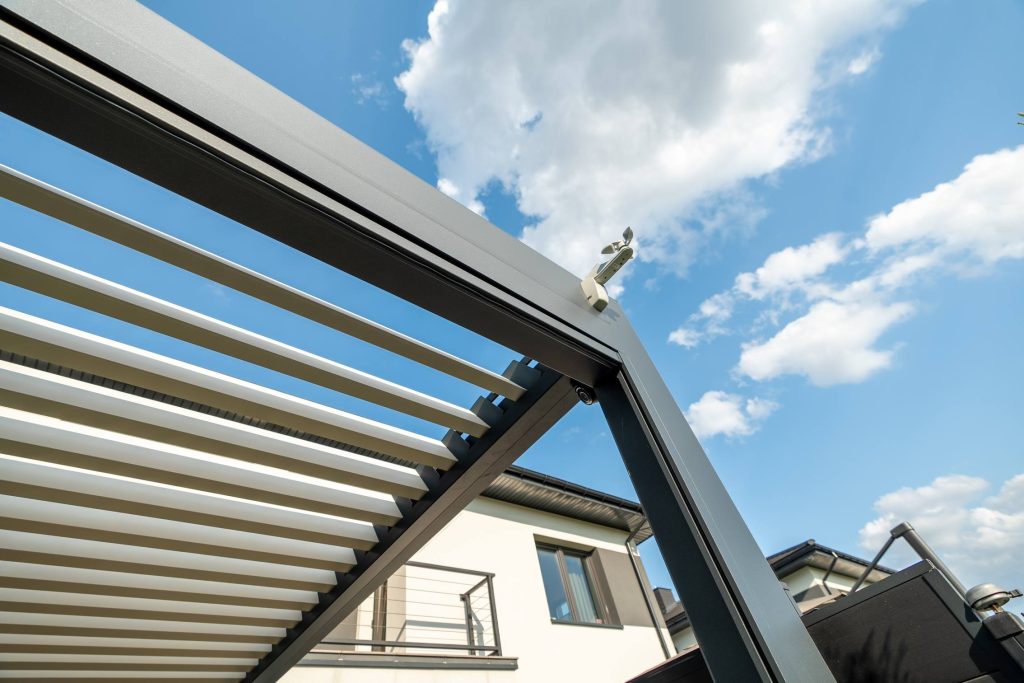Referenz Lamellendach Aluminium